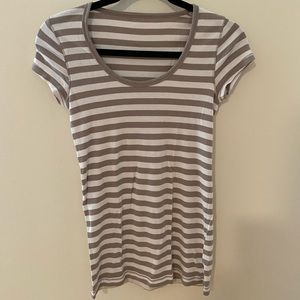 White and Gray Shirt